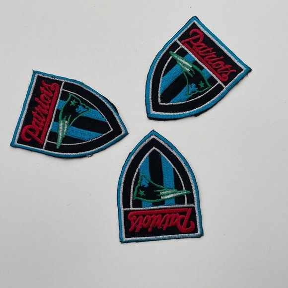 Patriots Patches Iron On Embroidery For Craft Clothes Jackets Lot of 3 Patches - Picture 2 of 8